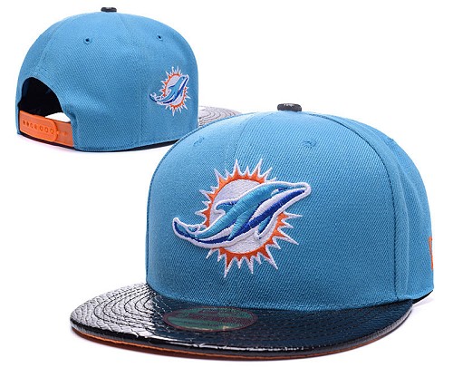 NFL Miami Dolphins Logo Stitched Snapback Hats 023